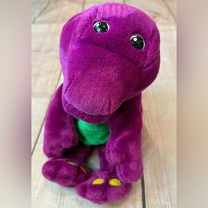 Vintage 1997 Microsoft Plush BARNEY ACTIMATES 14" Talking Interactive READ